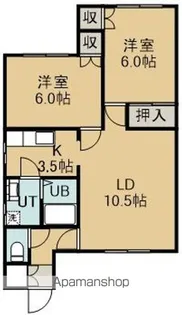 メゾン ド K【2階】の間取り